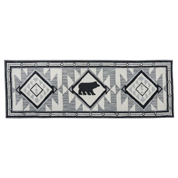 Tribal Hooked Rug Runner 2X6 Park Designs